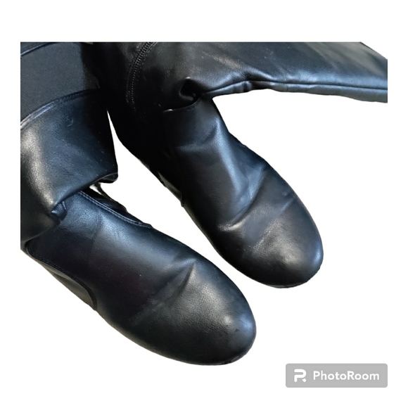 Black long boots size 8.5 - Picture 7 of 12